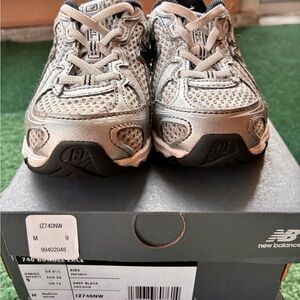 New Balance 740 Kids' Gray Sneakers